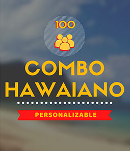 COMBO COTILLON HAWAIANO 100 PERSONAS 174 PRODUCTOS